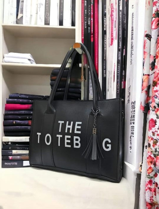 THE TOTE BAG BLACK