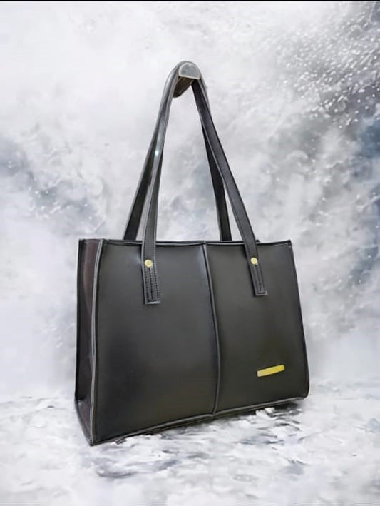 LINEAR TOTE BLACK