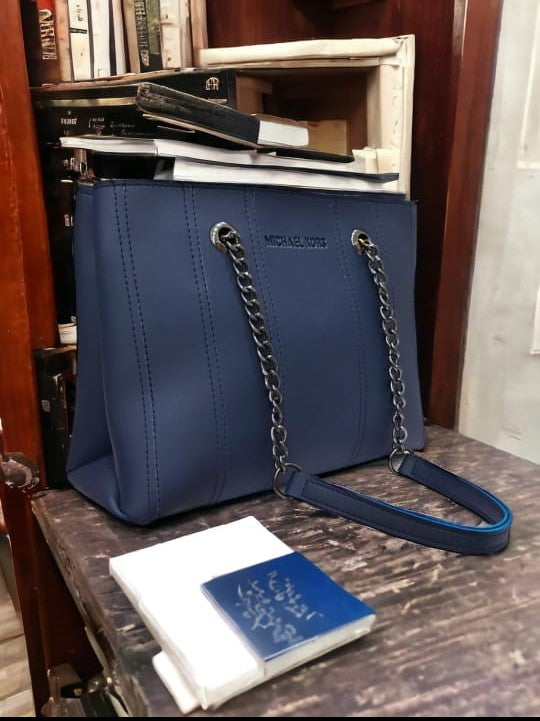 MK CLASSIC TOTE BLUE