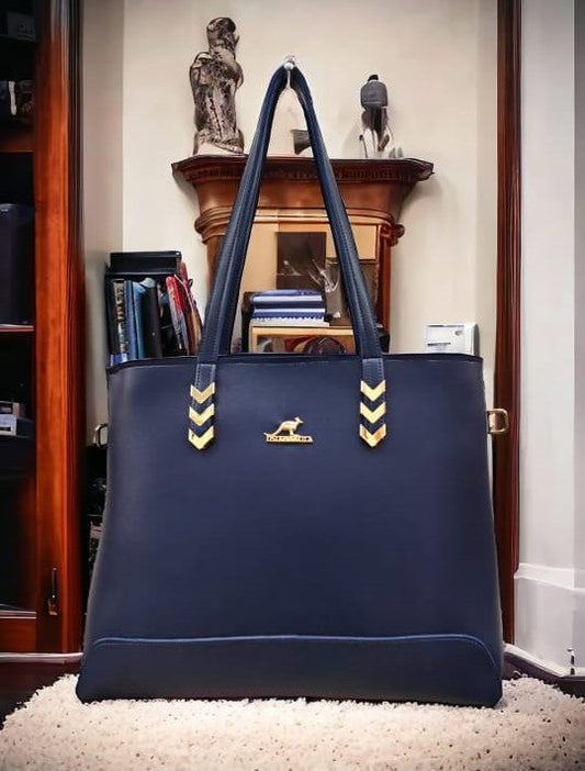 VERONA LUXE TOTE BLUE