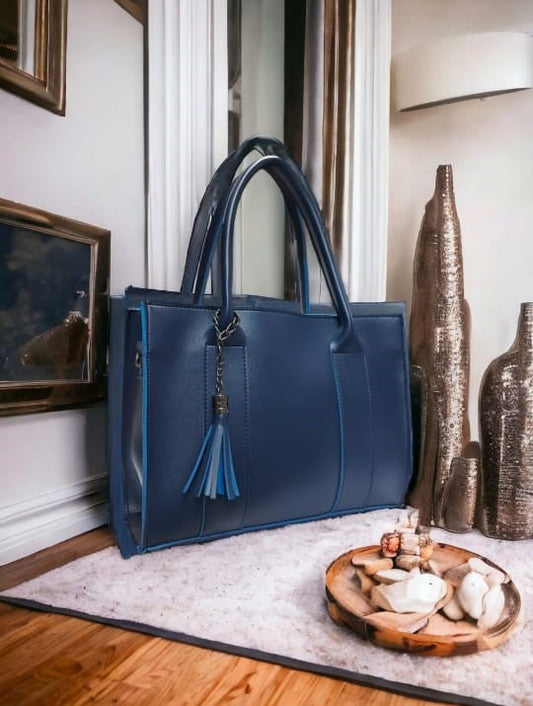 LEUX TOTE BLUE