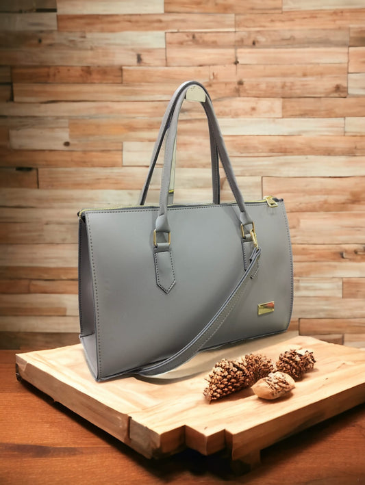 AURORA LUXE SATCHEL GREY