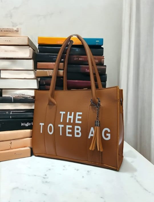 THE TOTE BAG LIGHT BROWN