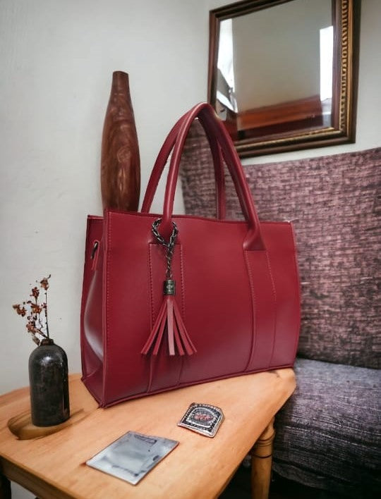 LEUX TOTE RED