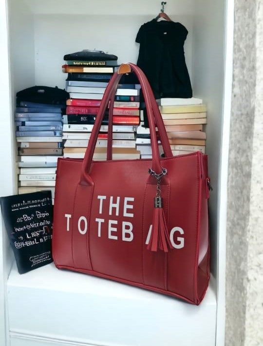 THE TOTE BAG RED