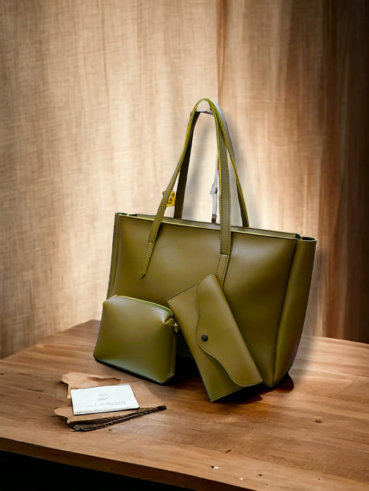 Boss Tote 3 Piece Olive Green