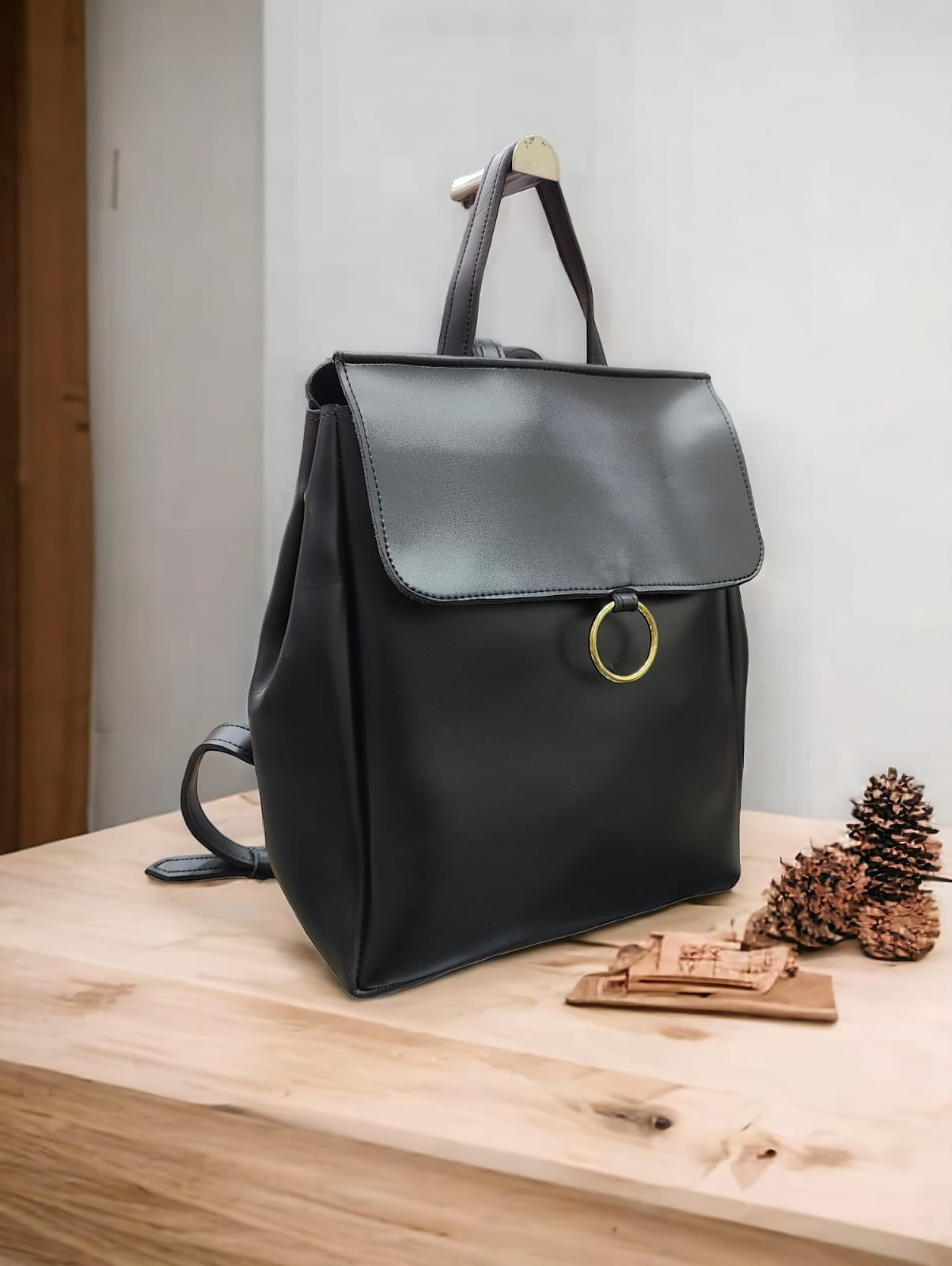 RING BAGPACK BLACK