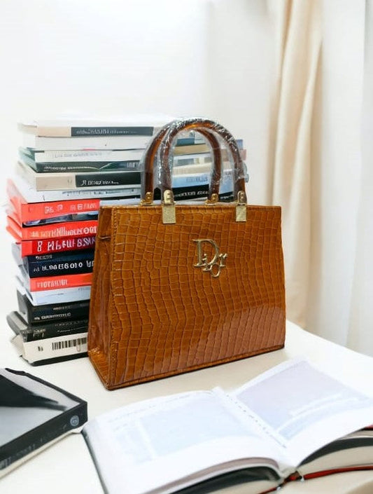 ARCYLIC HANDBAG BROWN