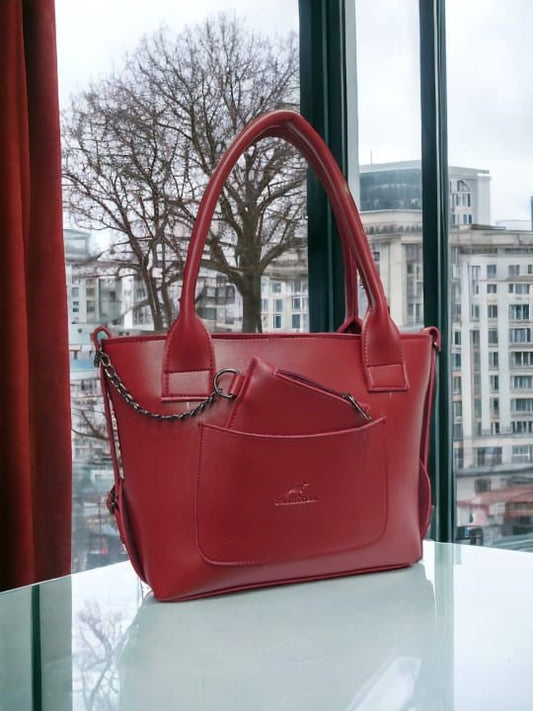 EMPRESS TOTE RED