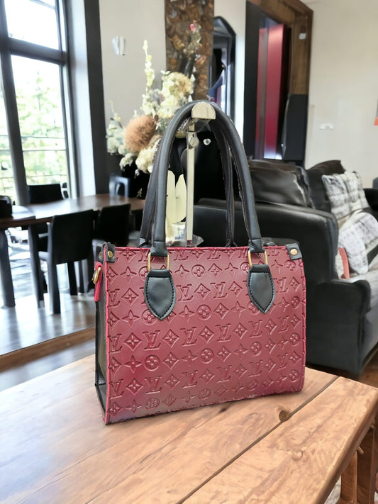 LV Crimson Noir Monogram Red & Black